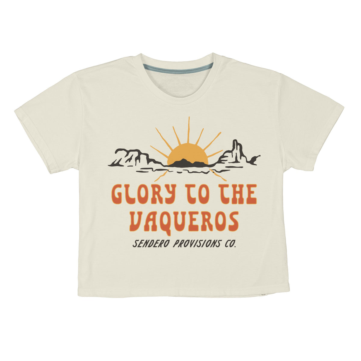 Vaqueros Women's Boxy Tee - White