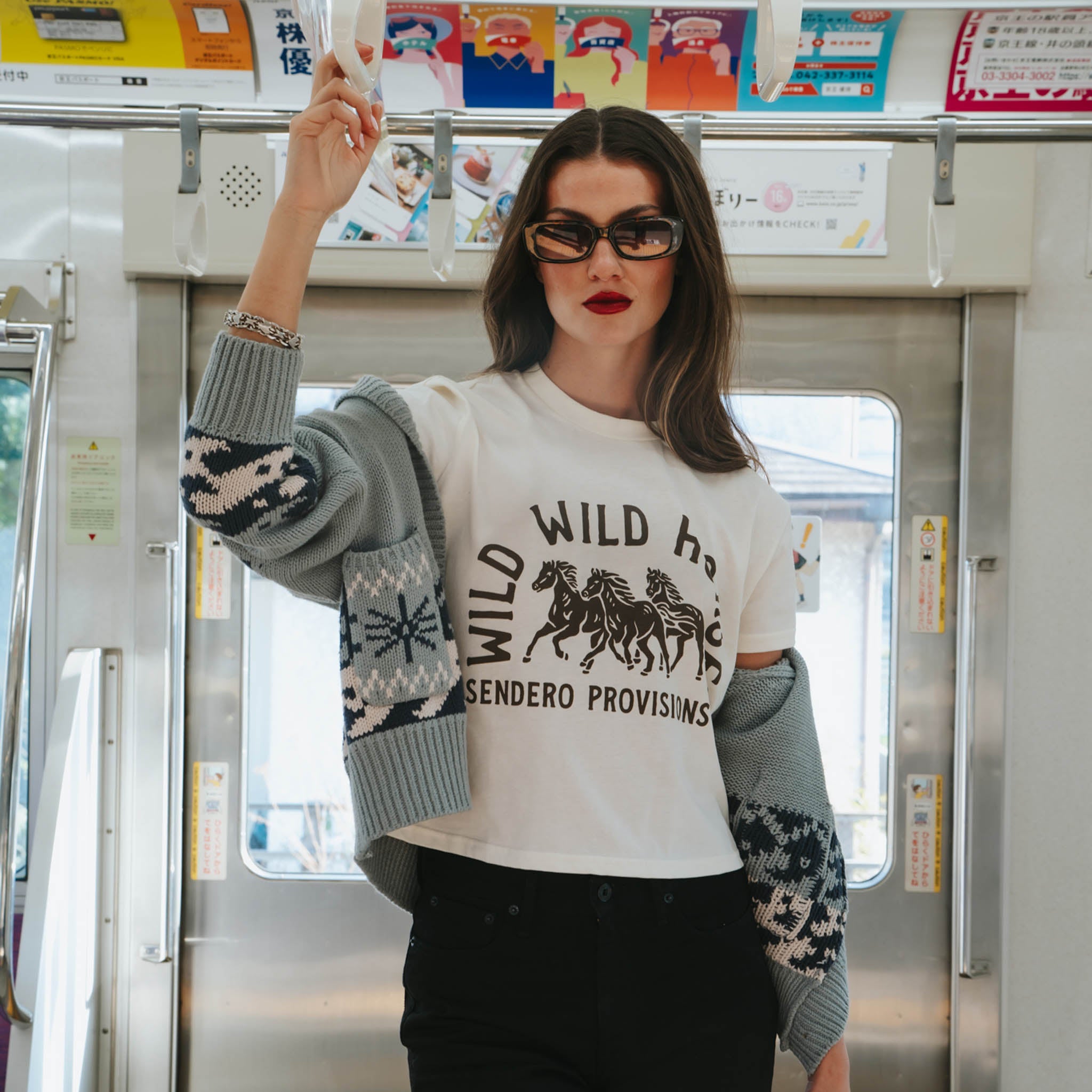 Wild Wild Horses Boxy Tee