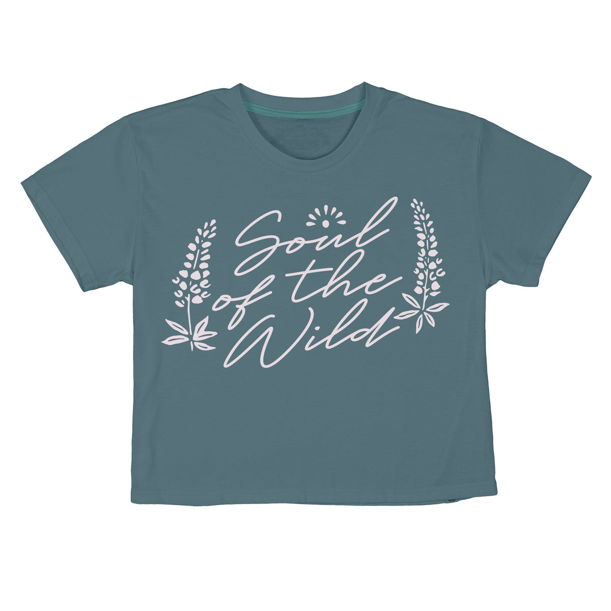 Soul of the Wild Boxy Tee - Washed Slate