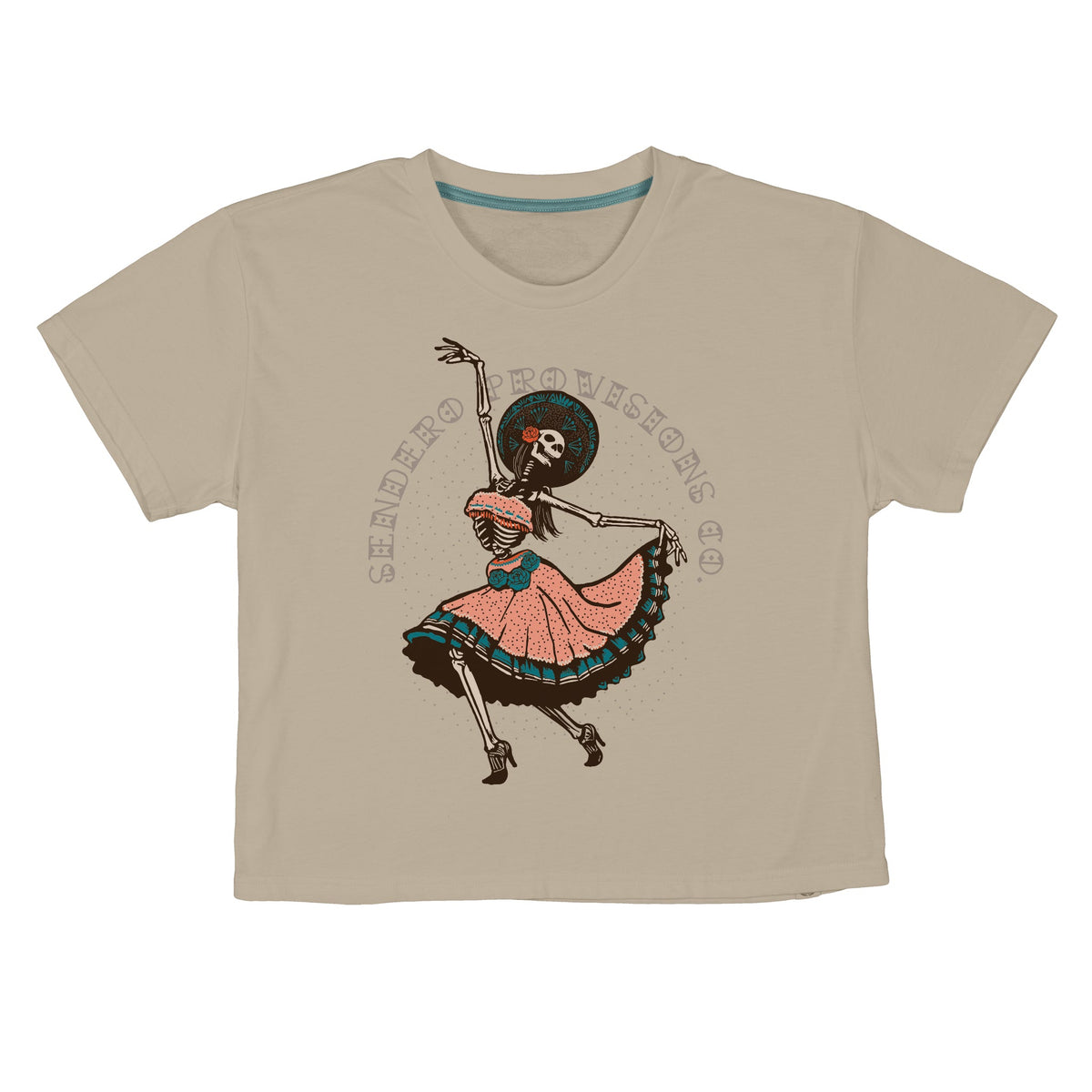 Viejones Boxy Tee - Sand