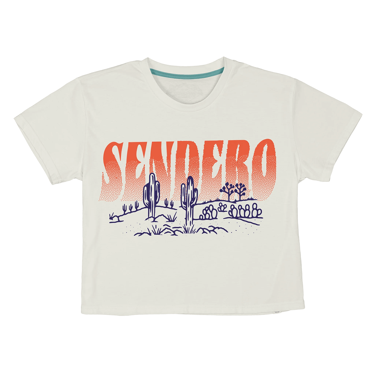 Desert Dreams Women's Boxy Tee - Vintage White