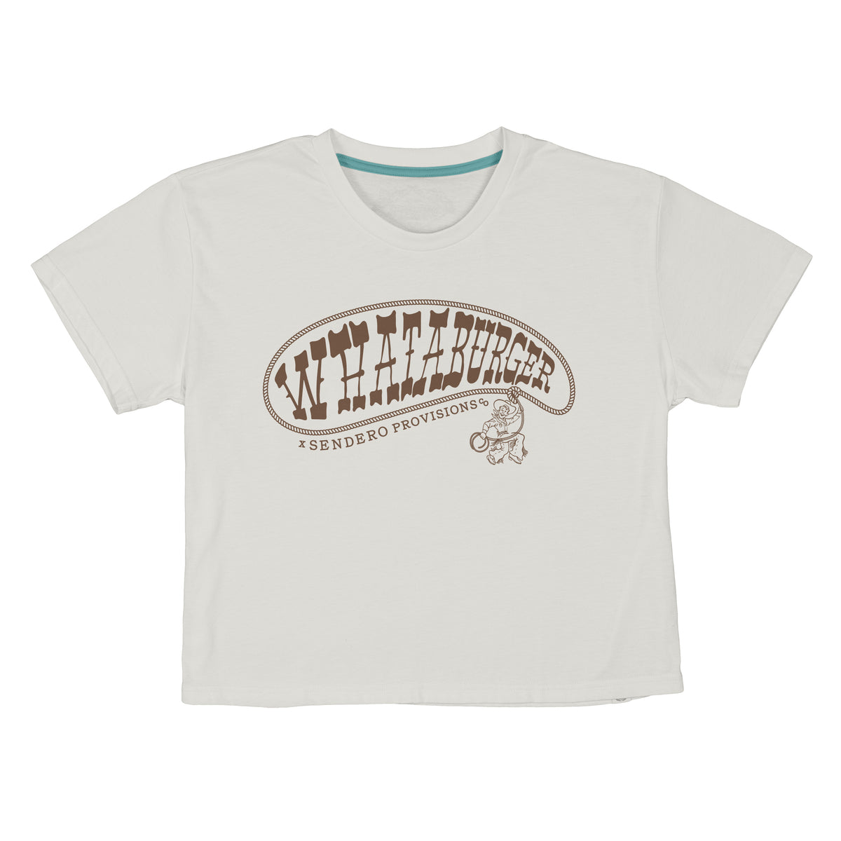 WhataRopin' Boxy Tee - Vintage White