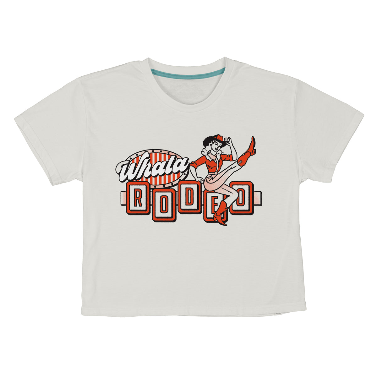 WhataRodeo Boxy Tee - Vintage White