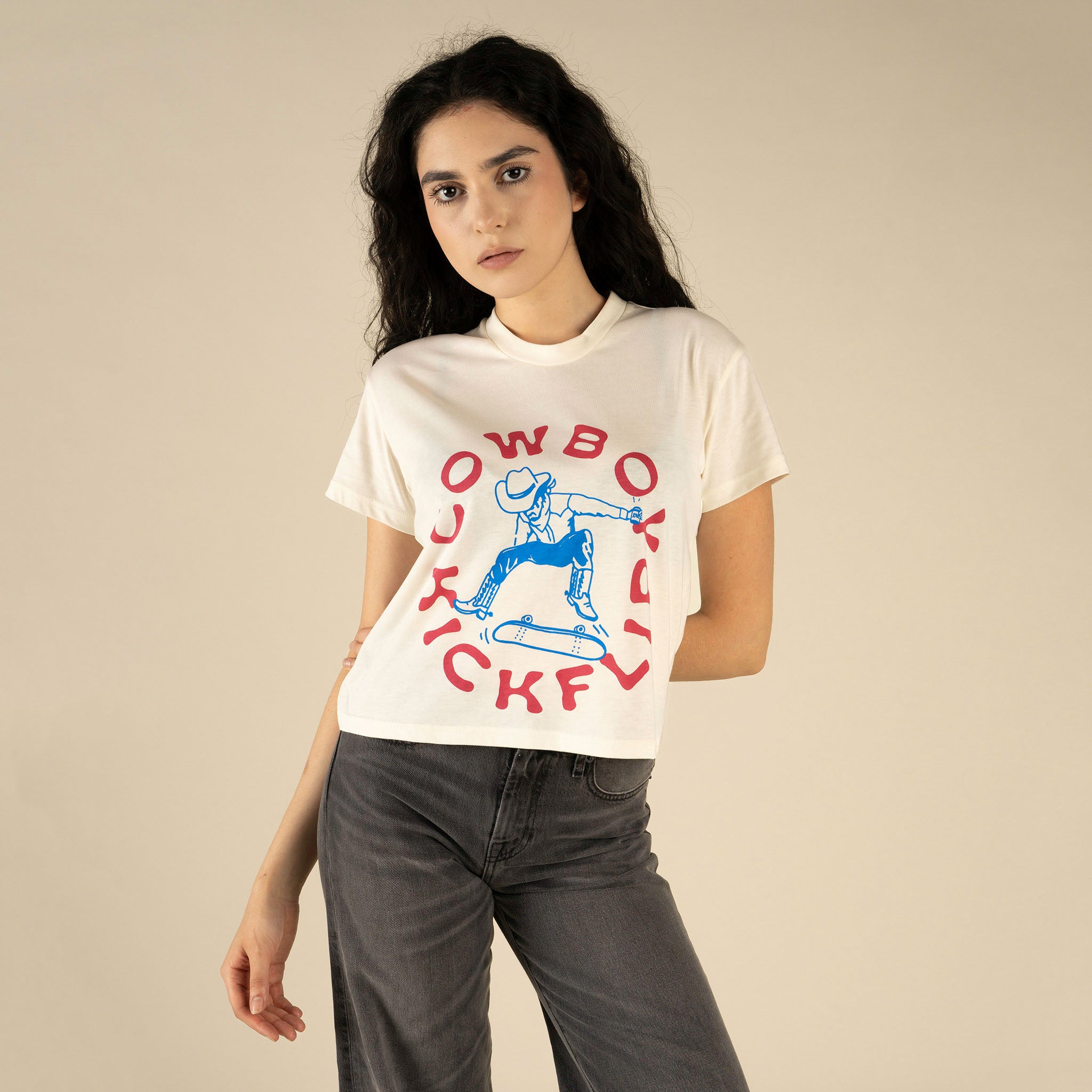 Cowboy Kickflip Boxy Tee