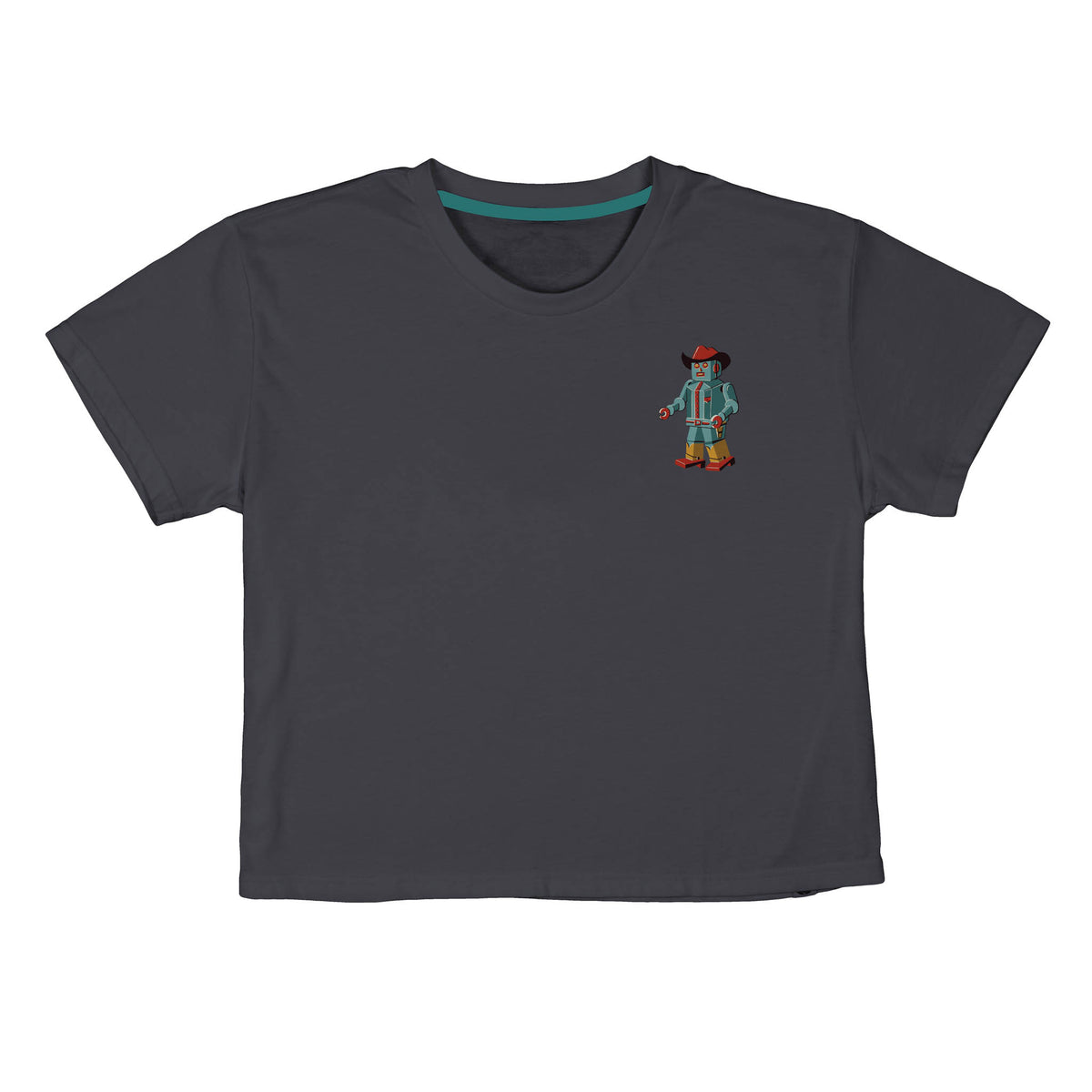 Danger Cowboy Boxy Tee - Vintage Black