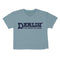 Darlin Boxy Tee - Sterling Blue
