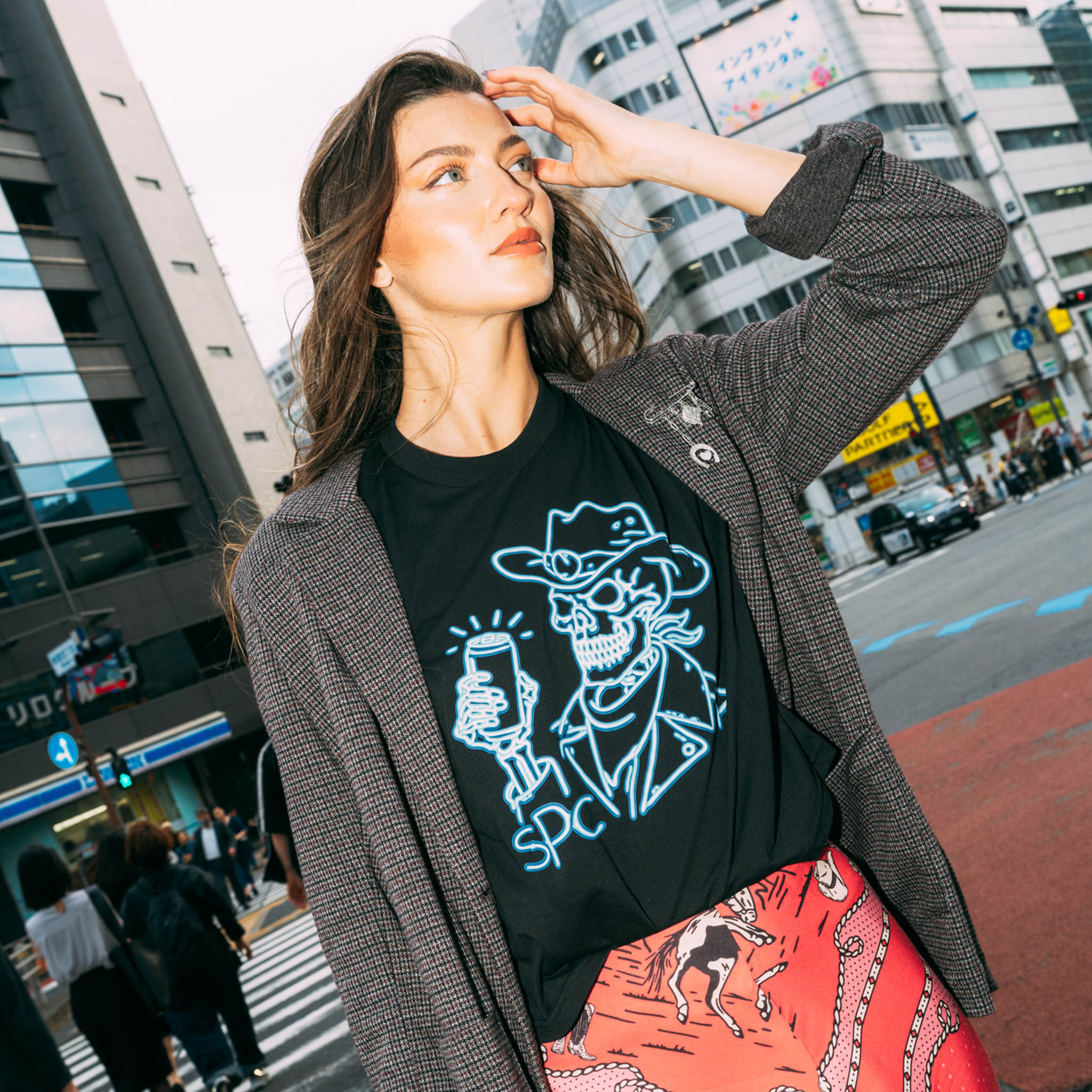 Broadway Bones Boxy Tee