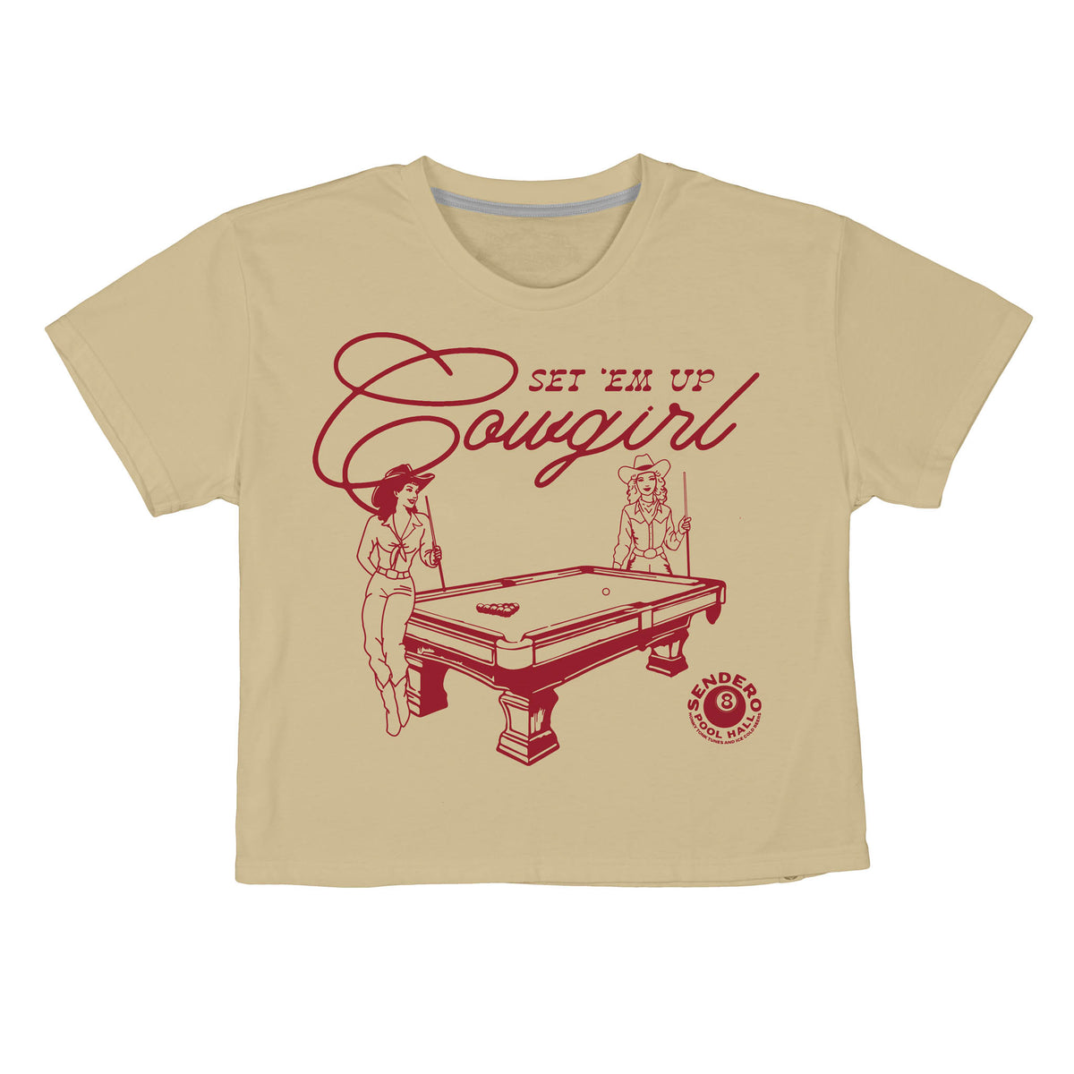 Set 'Em Up Boxy Tee - Cream