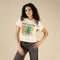 Pop Art Cowboy Boxy Tee - Vintage White