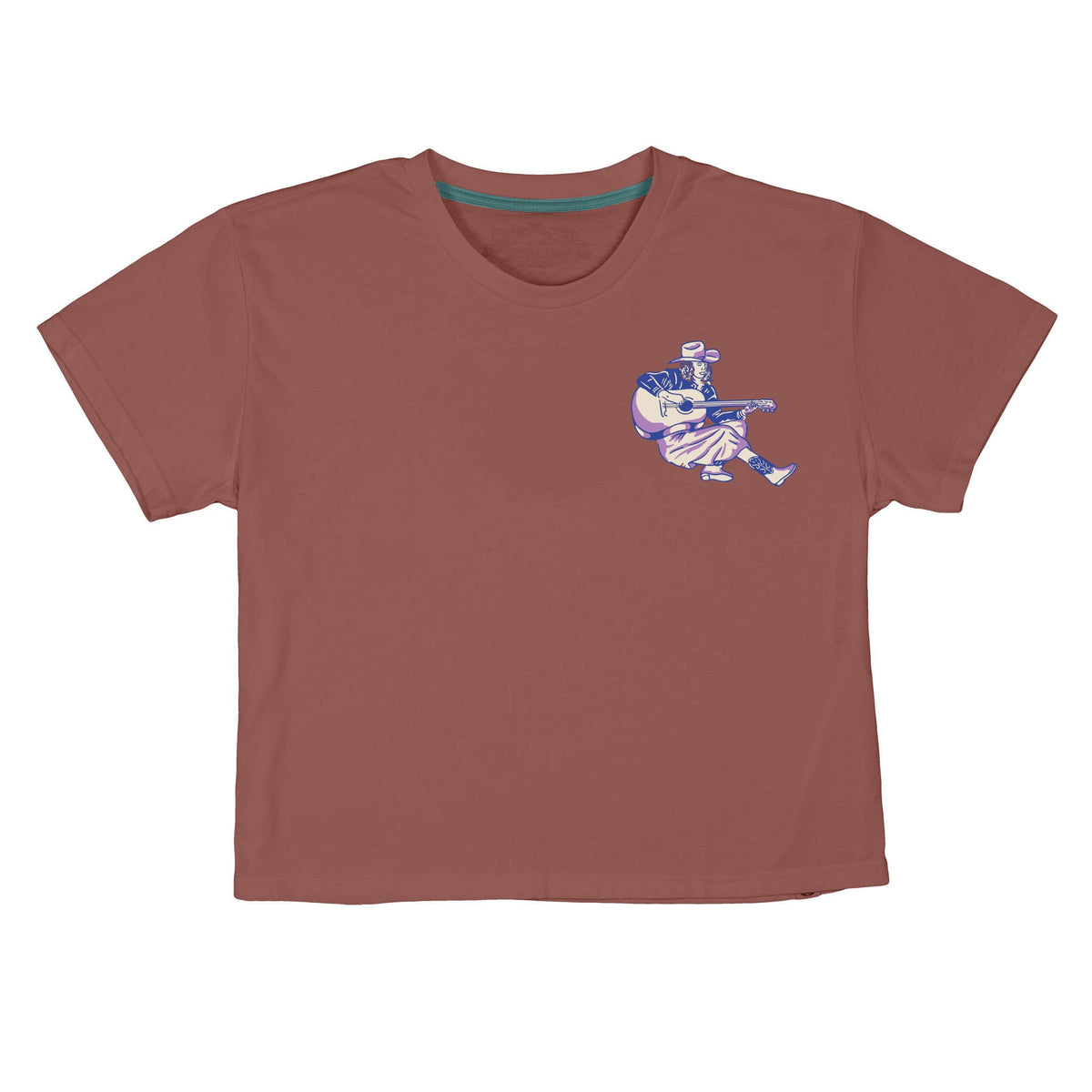Play A Song Boxy Tee - Dusty Mauve