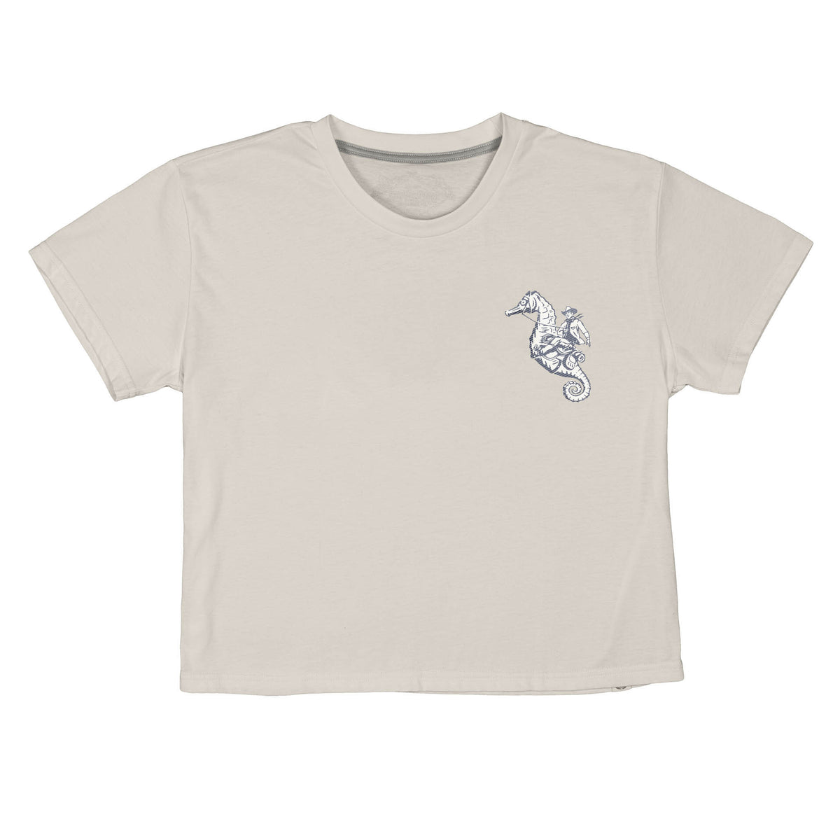We Dive Boxy Tee - Vintage White
