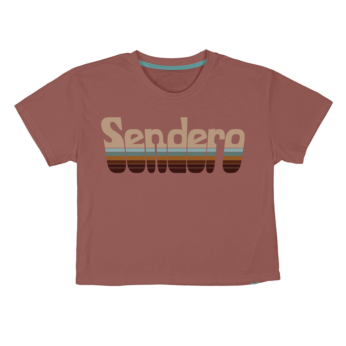 Retro Logo Boxy Tee - Dusty Mauve