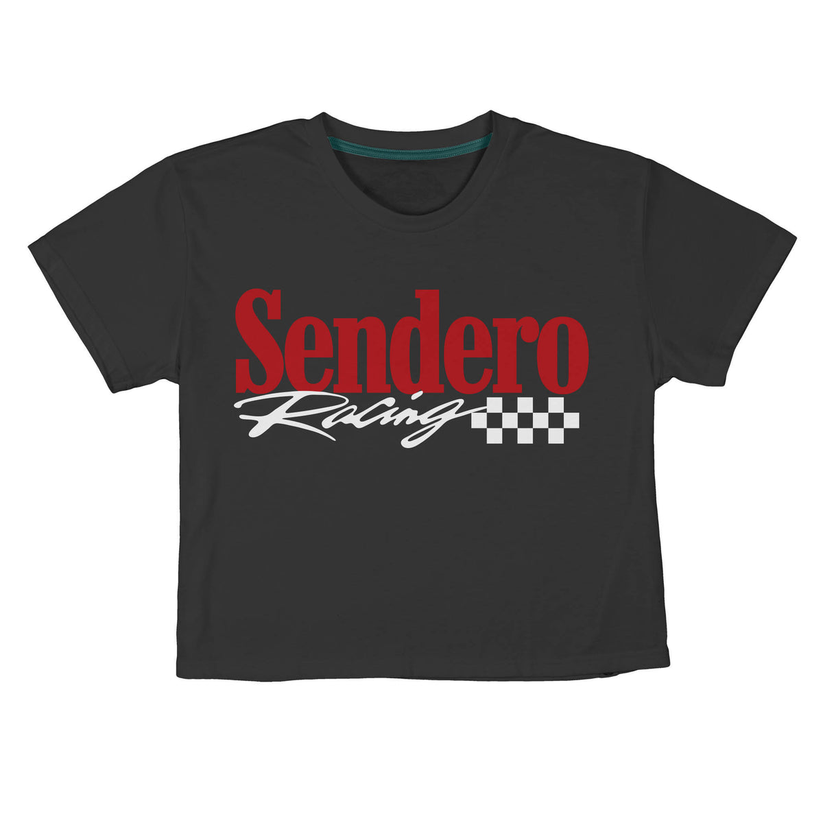 Sendero Racing Boxy Tee - Black