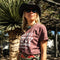 Shoulda Been A Cowboy Boxy Tee - Burgundy