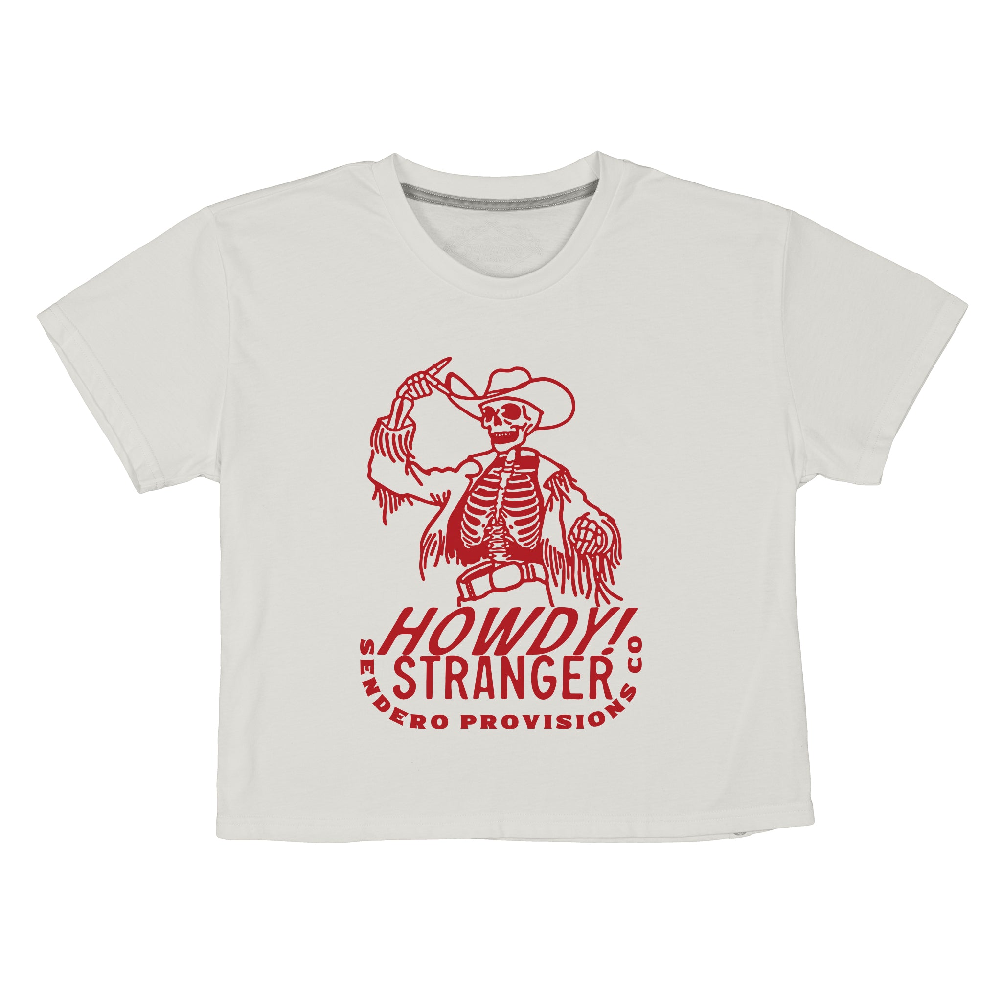 Howdy Stranger Boxy Tee - Vintage White – Sendero Provisions Co.