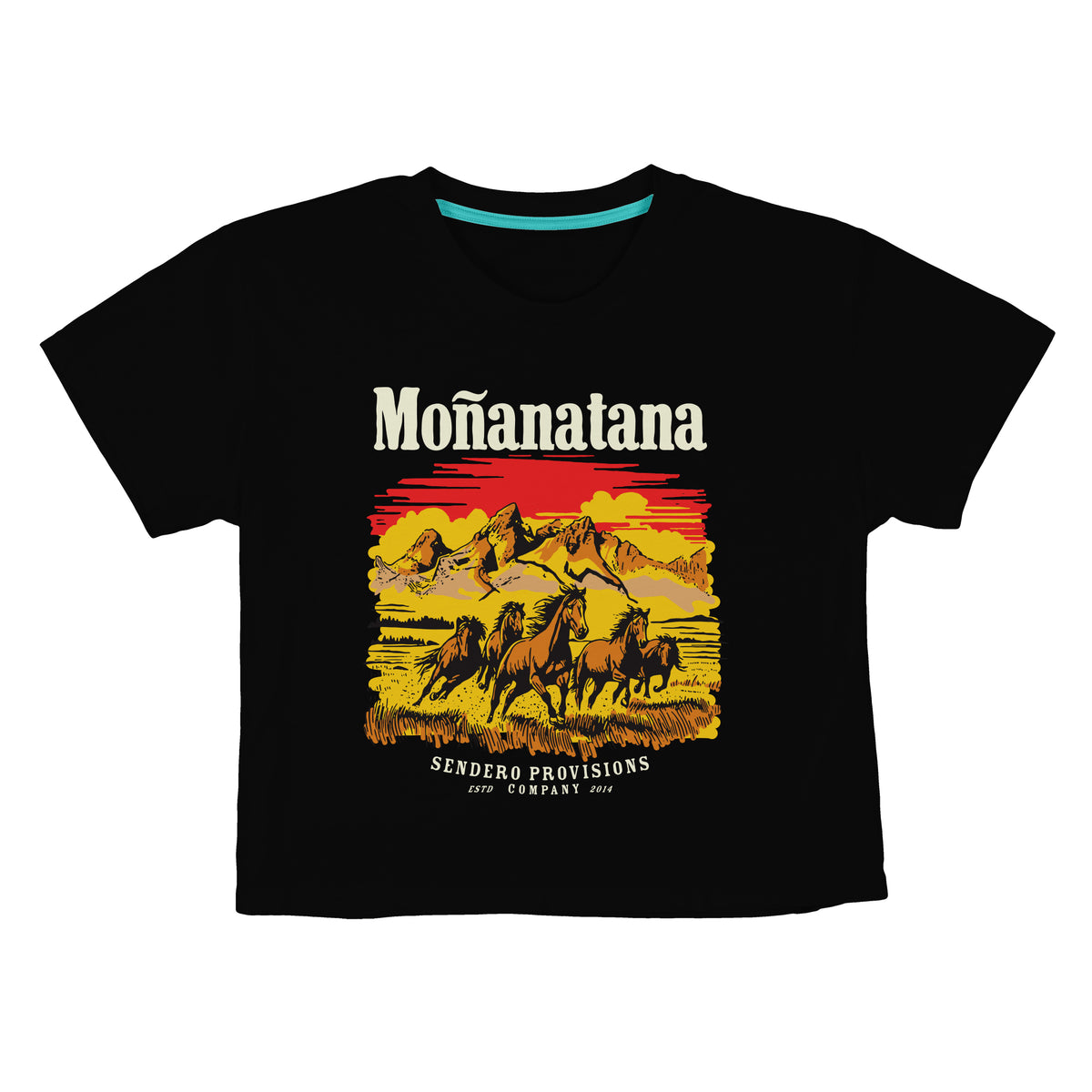 Monanatana Boxy Tee - Black