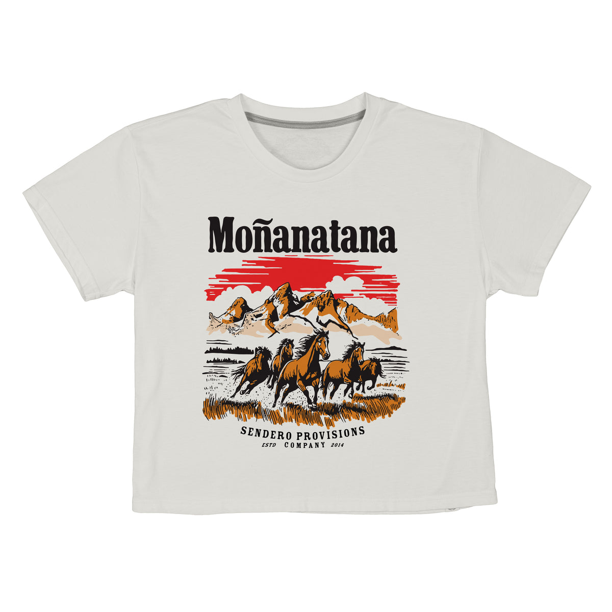 Monanatana Boxy Tee - Vintage White