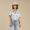 Cheyenne Western Women's Blouse - White Floral