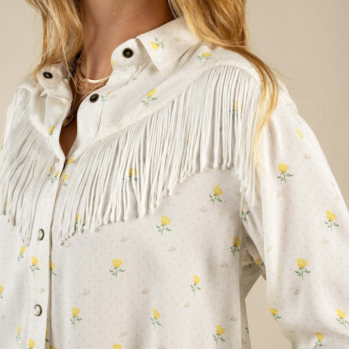 June Women's Blouse - Texas Rose Print