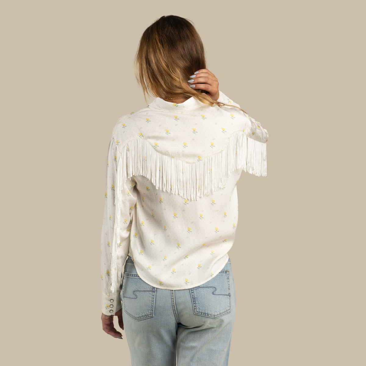 June Women's Blouse - Texas Rose Print