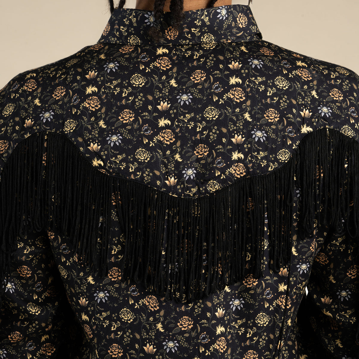 June Women's Blouse - Black Floral