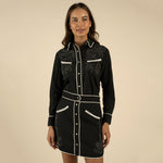 Calamity Pearl Snap Long Sleeve Shirt