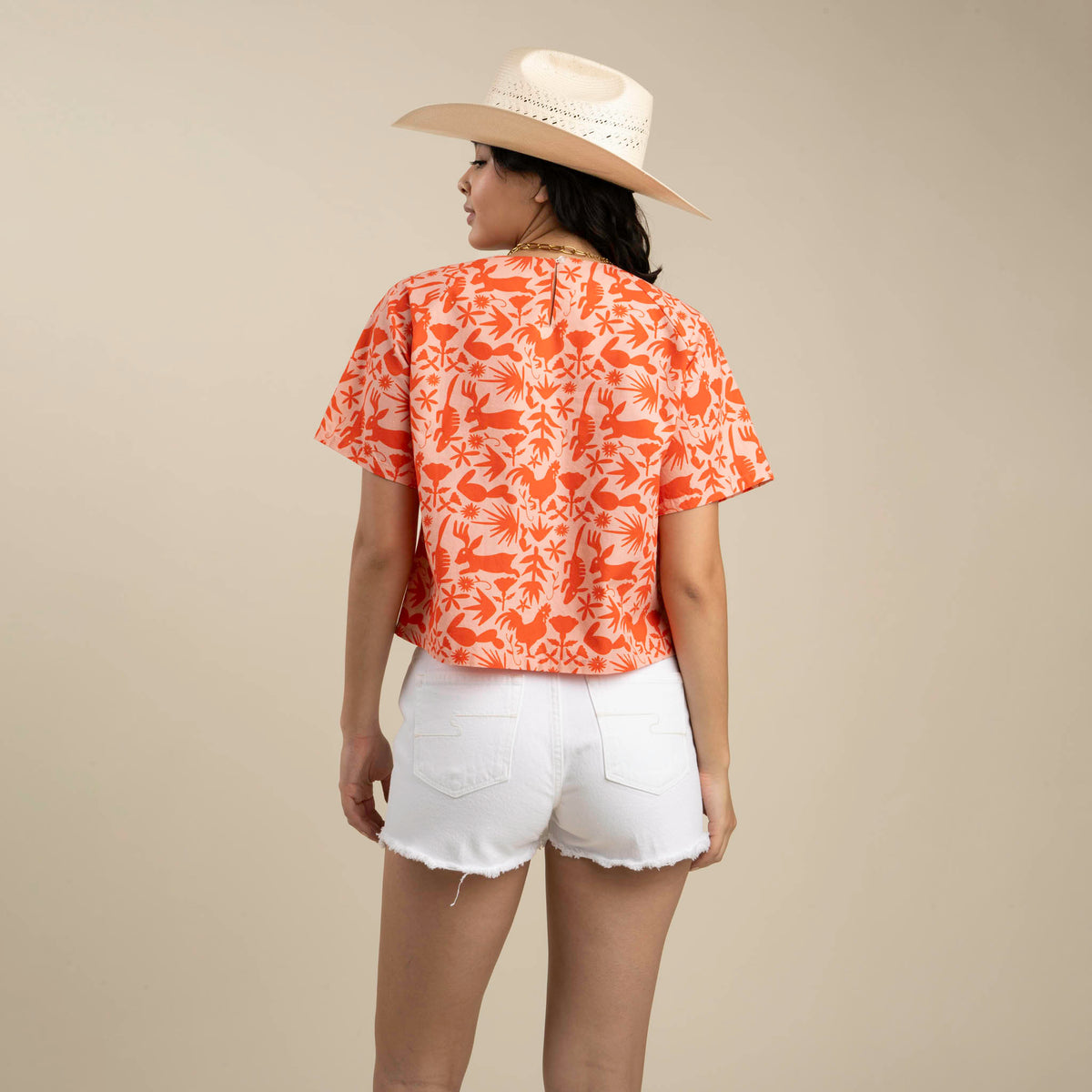 The Verano Top - Otomi - Roja