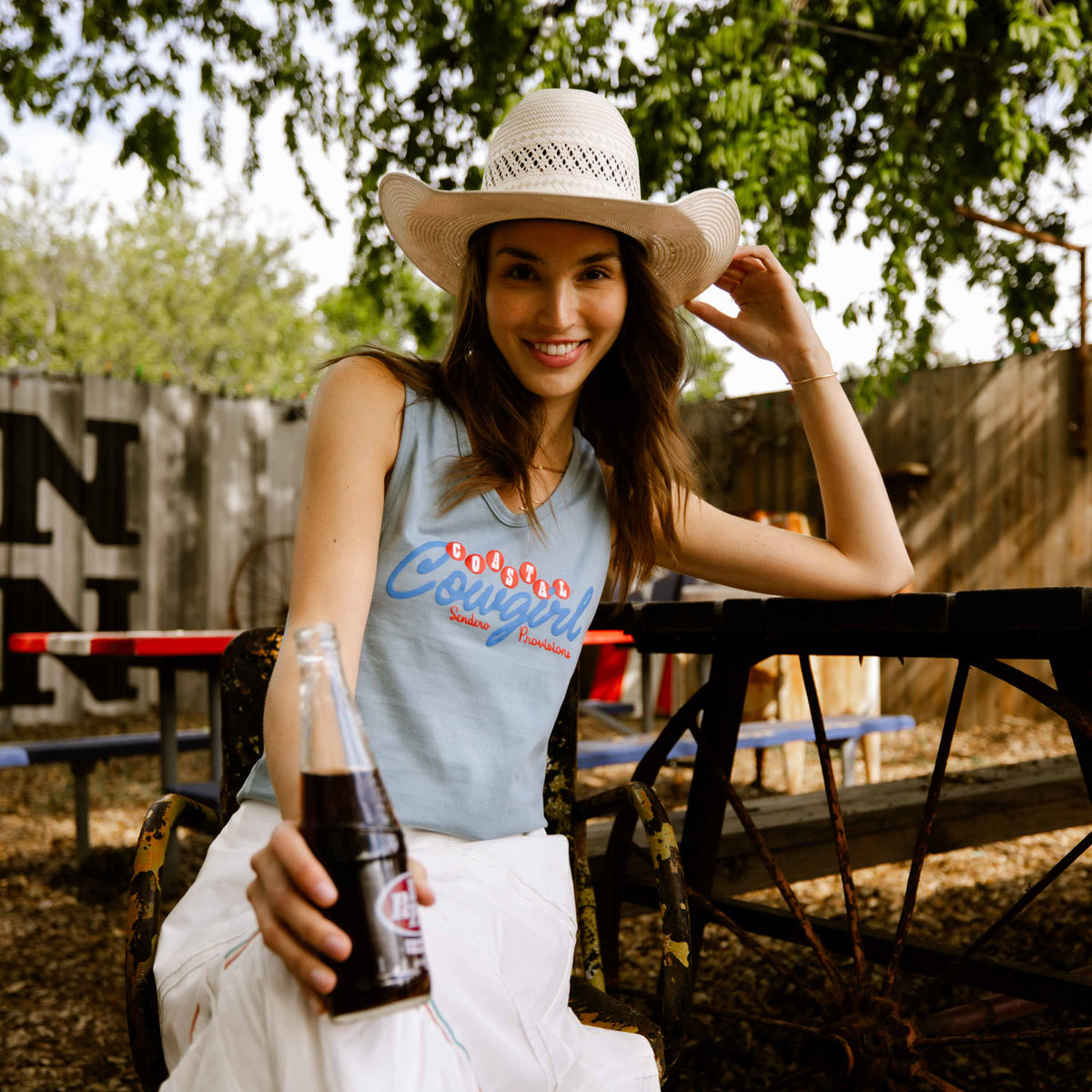 Coastal Cowgirl Tank Top - Citadel