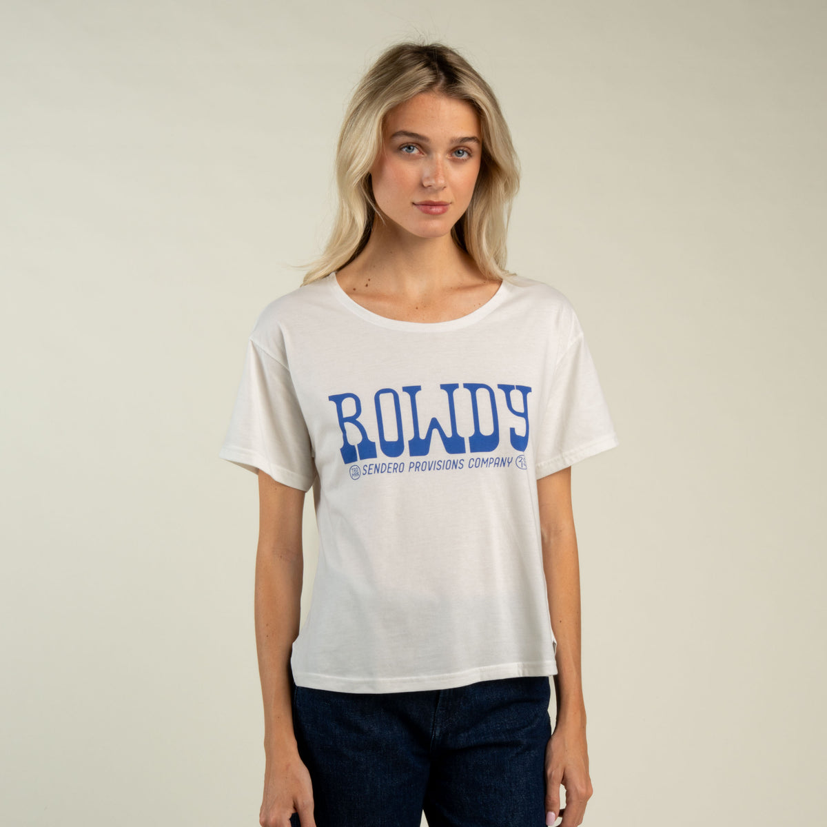 Rowdy Basic Tee - Vintage White