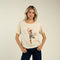 Boot Scootin' Basic Tee - Cream