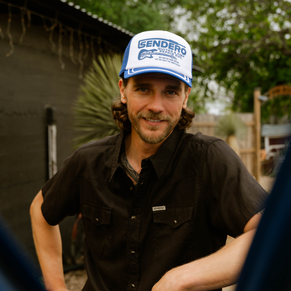 Guitar Repair Hat - Blue