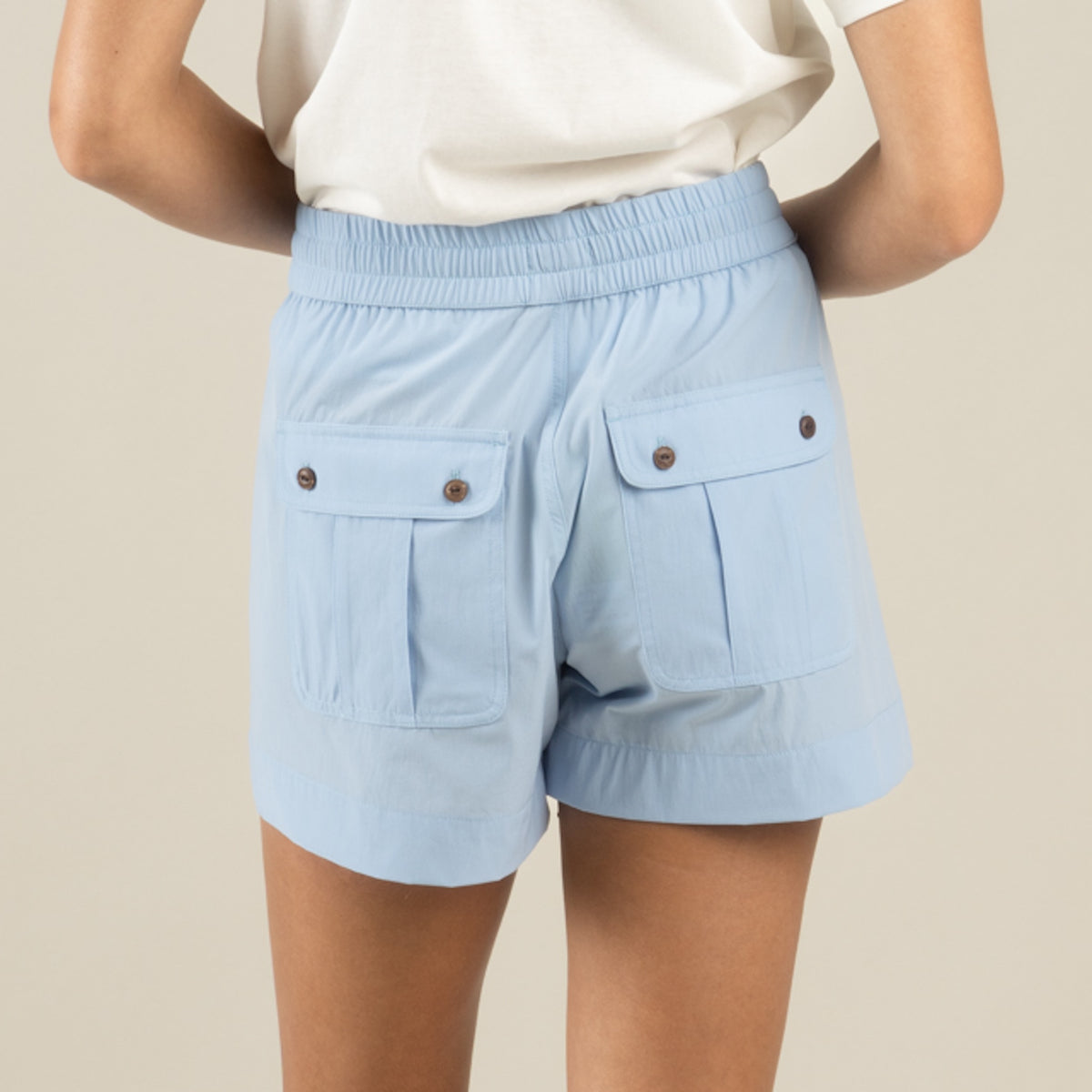 The Solaya Performance Short - Blanco Blue