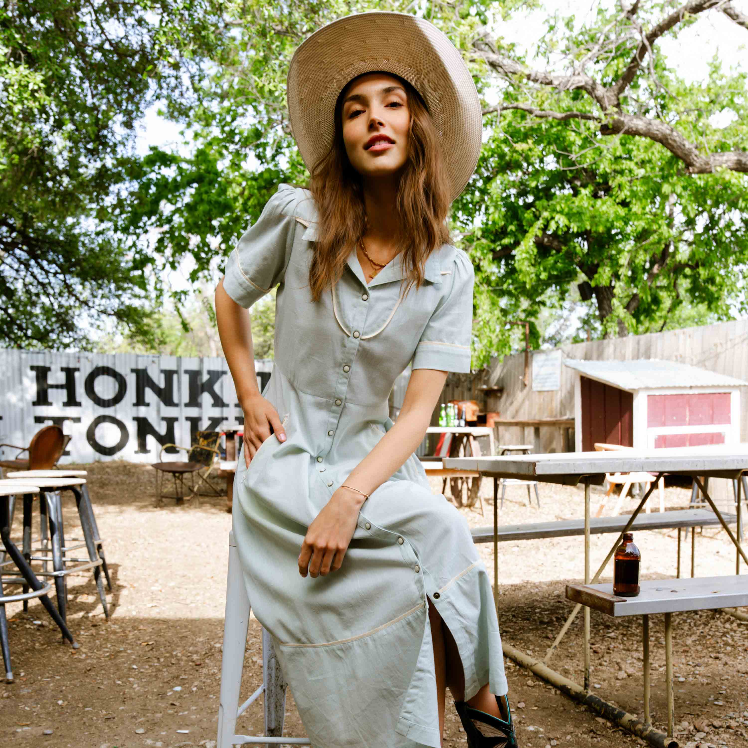 La Dahlia Dress - Mistflower – Sendero Provisions Co.