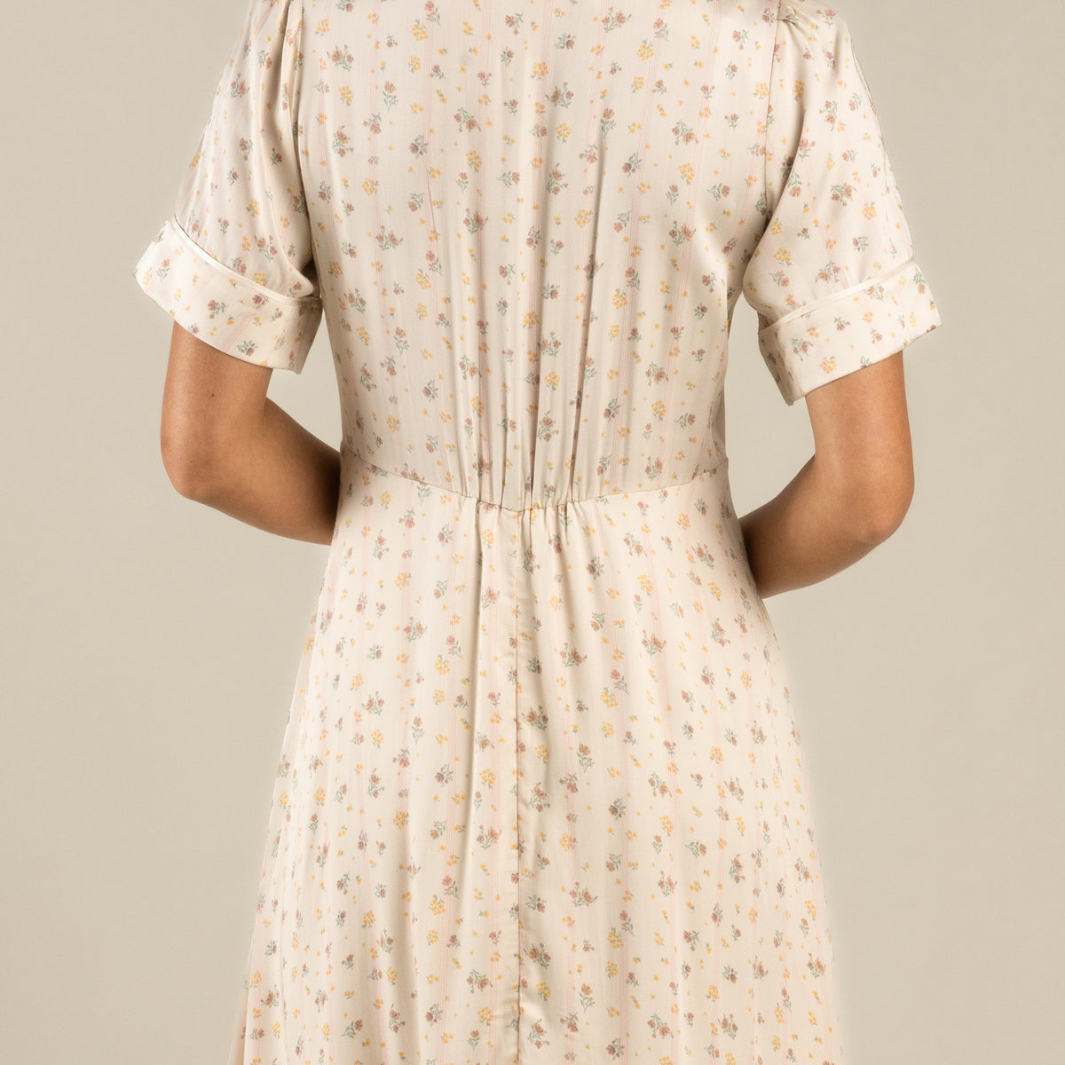 La Dahlia Dress - Dustbloom - Antique White
