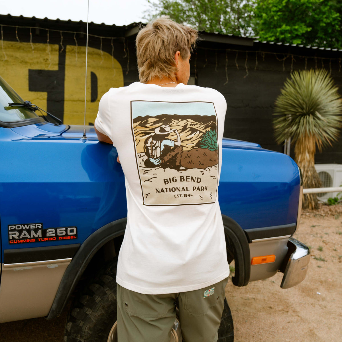 Big Bend National Park T-Shirt - Vintage White