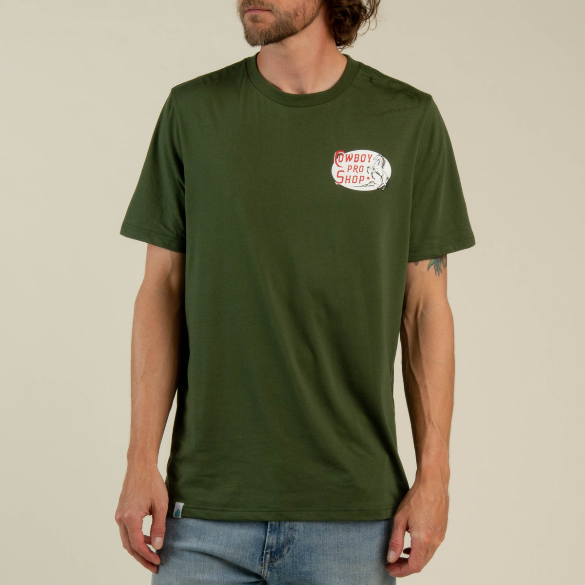 Cowboy Pro Shop T-Shirt - Army Green