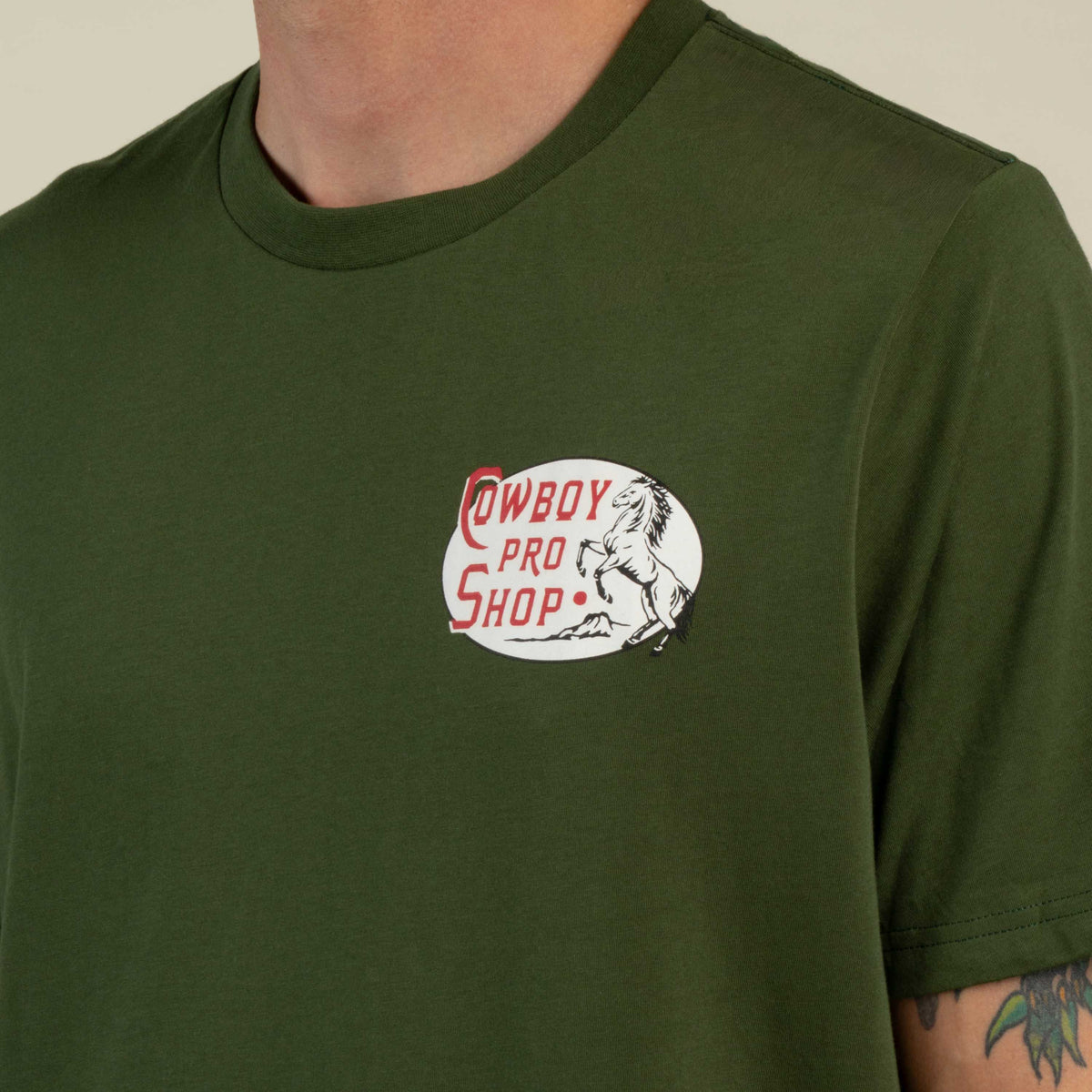 Cowboy Pro Shop T-Shirt - Army Green