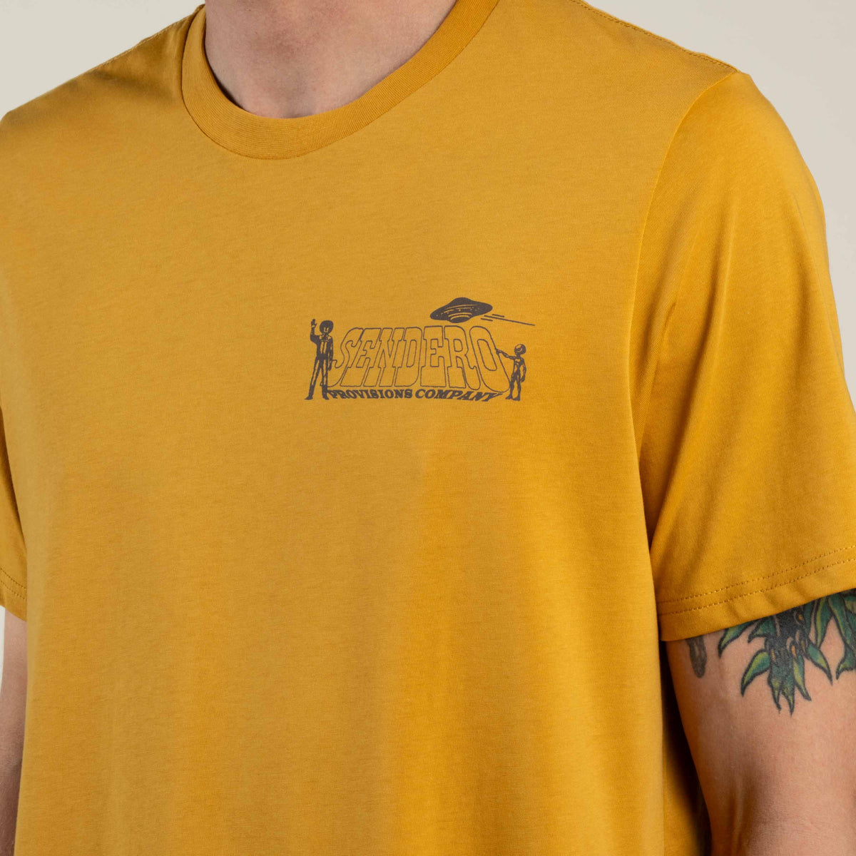 Cowboy Lift Off T-Shirt - Goldenrod