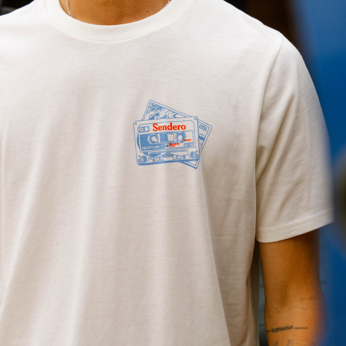 Cassette Tape T-Shirt - Vintage White