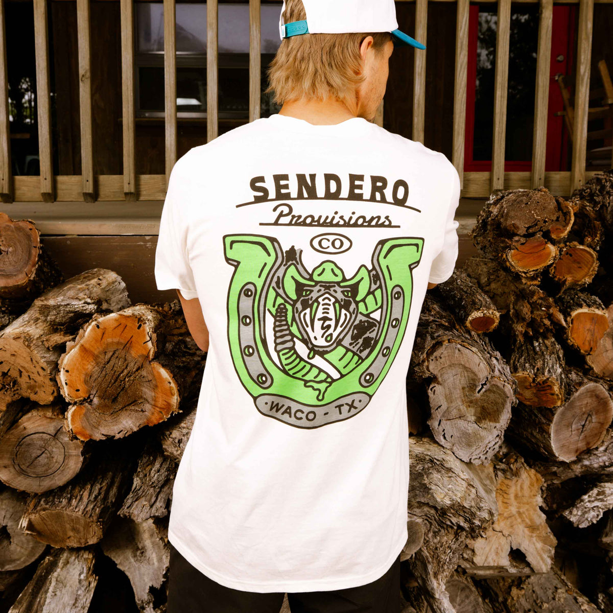 Snake Luck T-Shirt - Vintage White