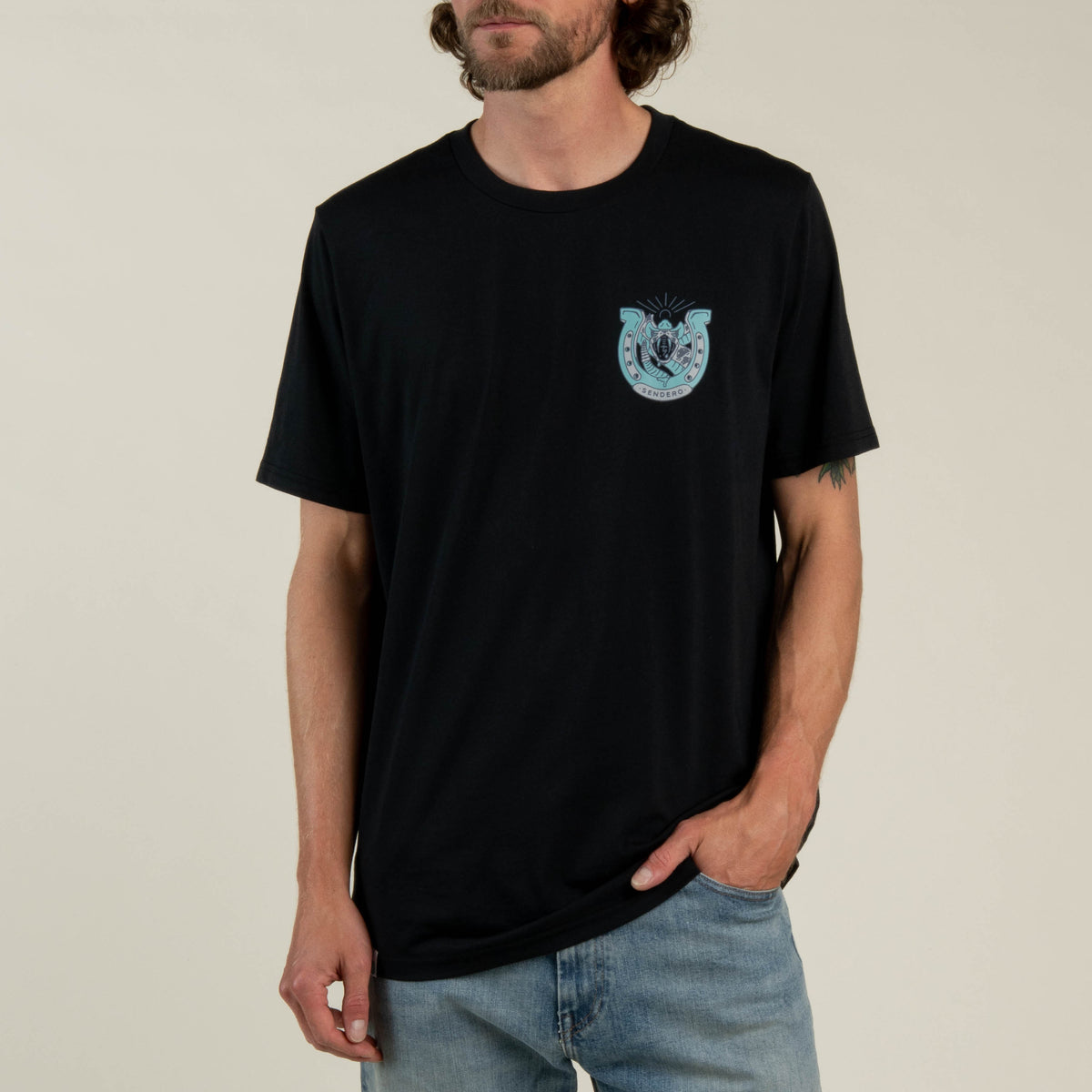 Snake Luck T-Shirt - Black