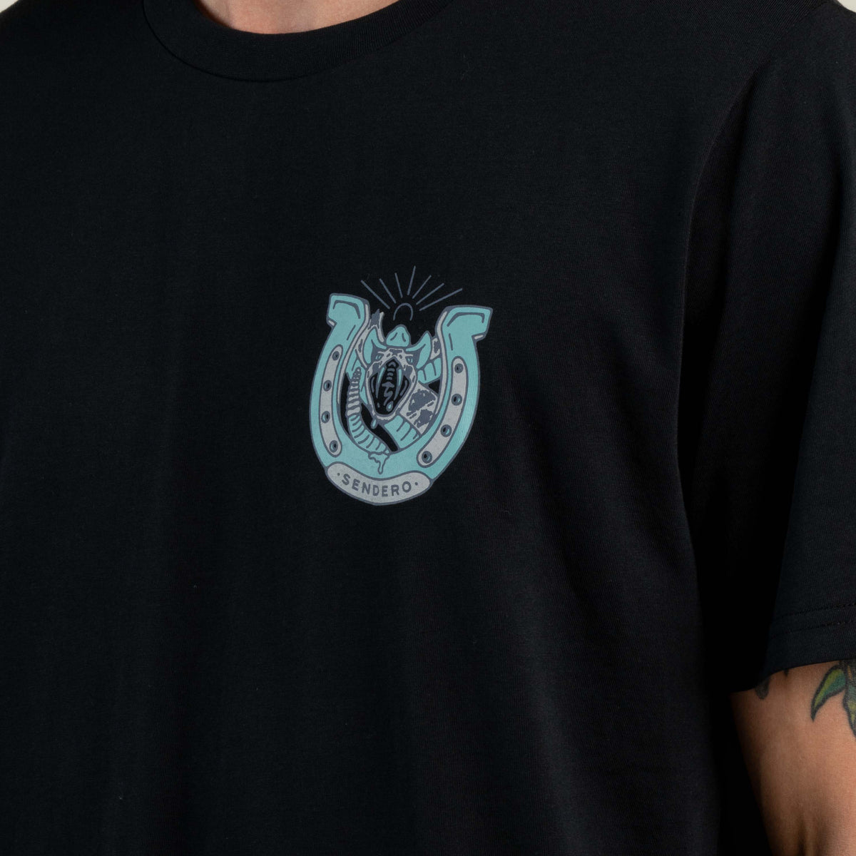 Snake Luck T-Shirt - Black