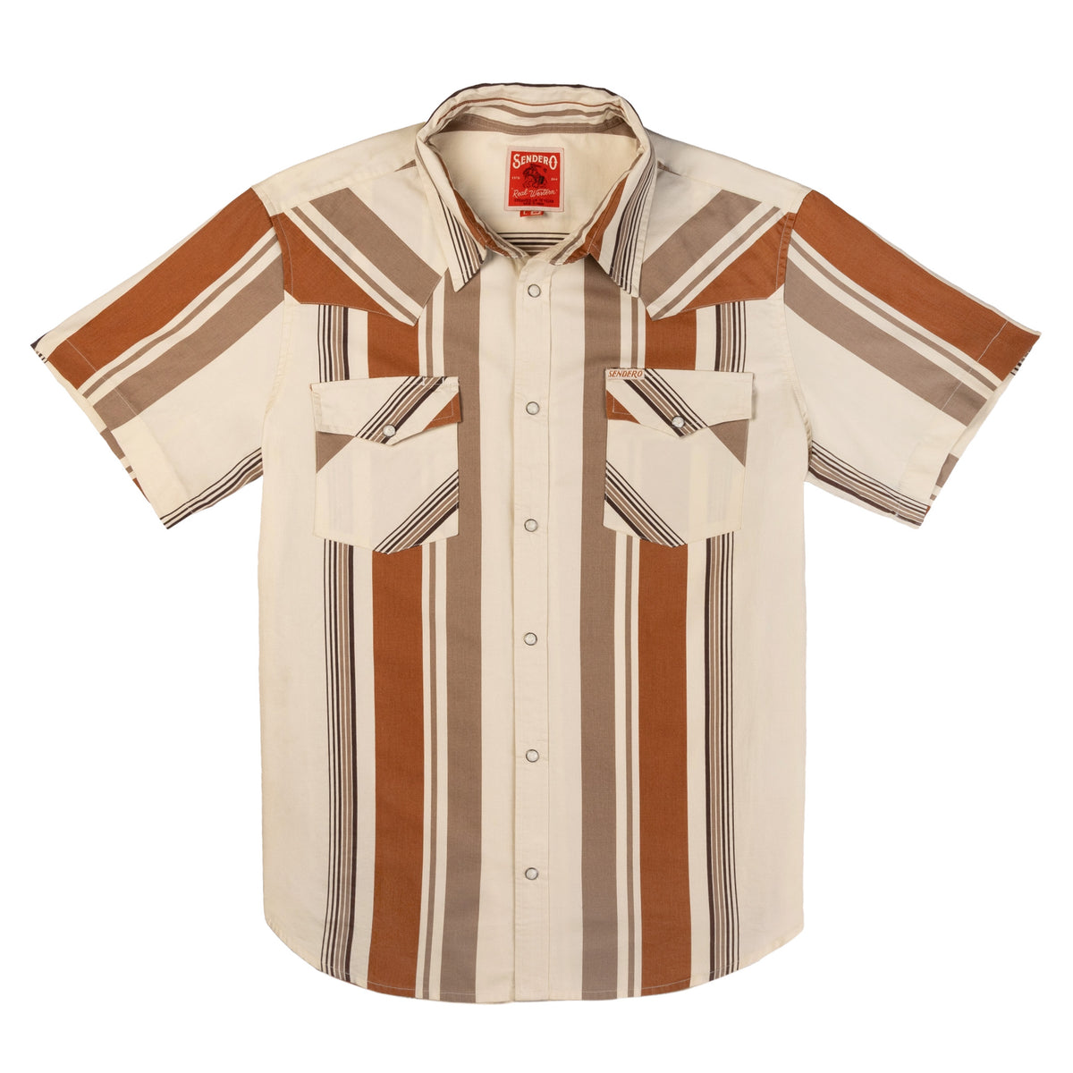 The Wyatt Pearl Snap Short Sleeve Print Shirt