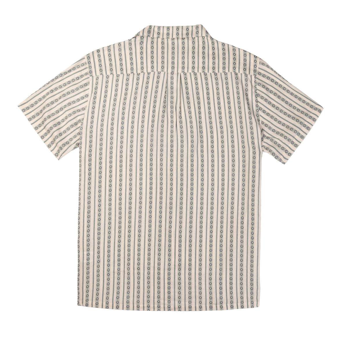 The Padre Shirt - Serape Stripe - Teal