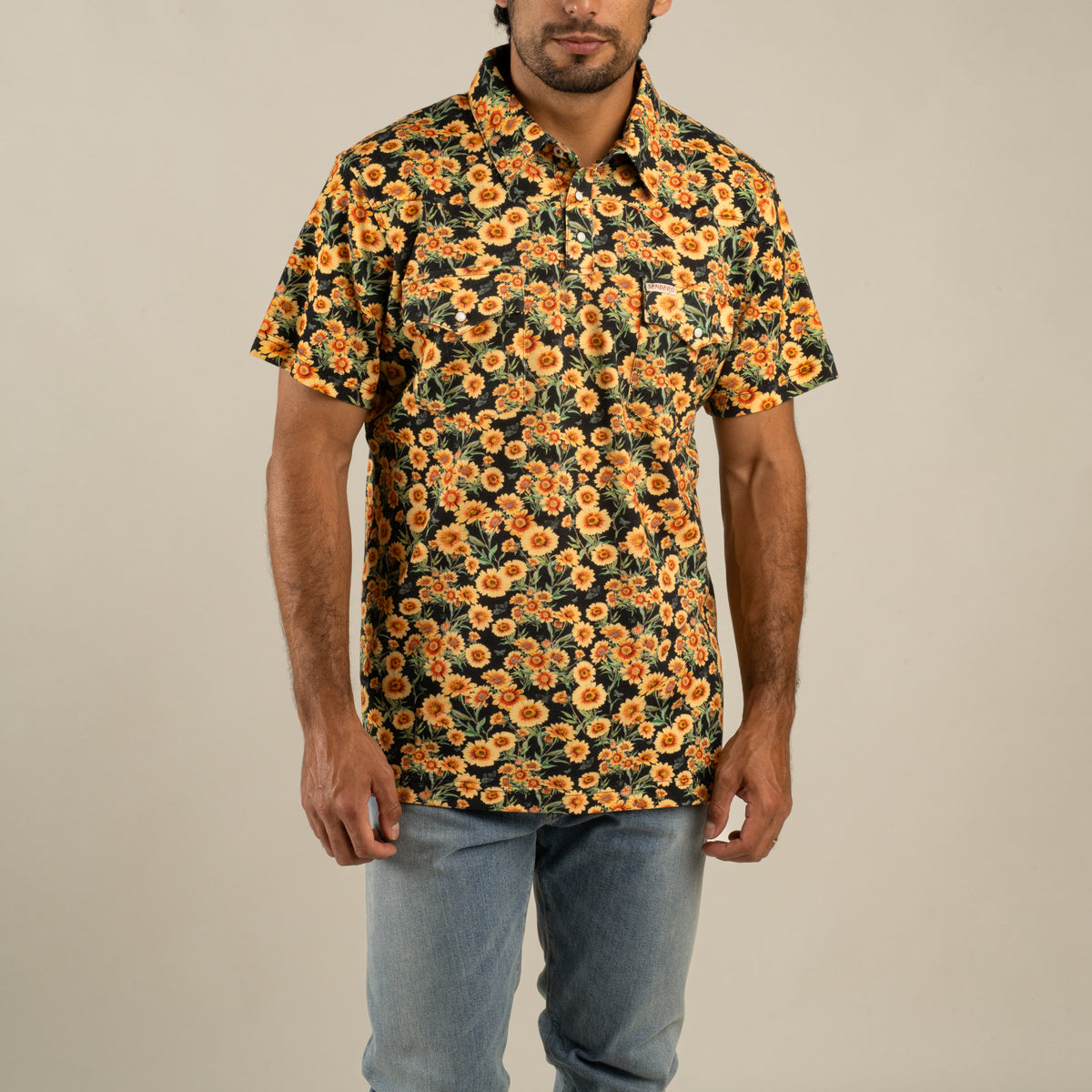Cantina Pique Polo Short Sleeve Shirt - Firewheel - Charcoal
