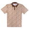 High Noon Performance Polo - Wildrose Paisley - Ochre