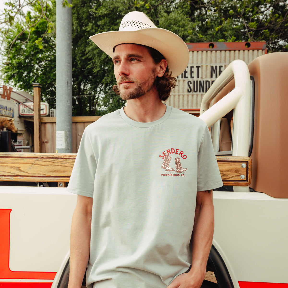 High Stepper Vintage T-Shirt Vintage Tee - Big Sky Blue