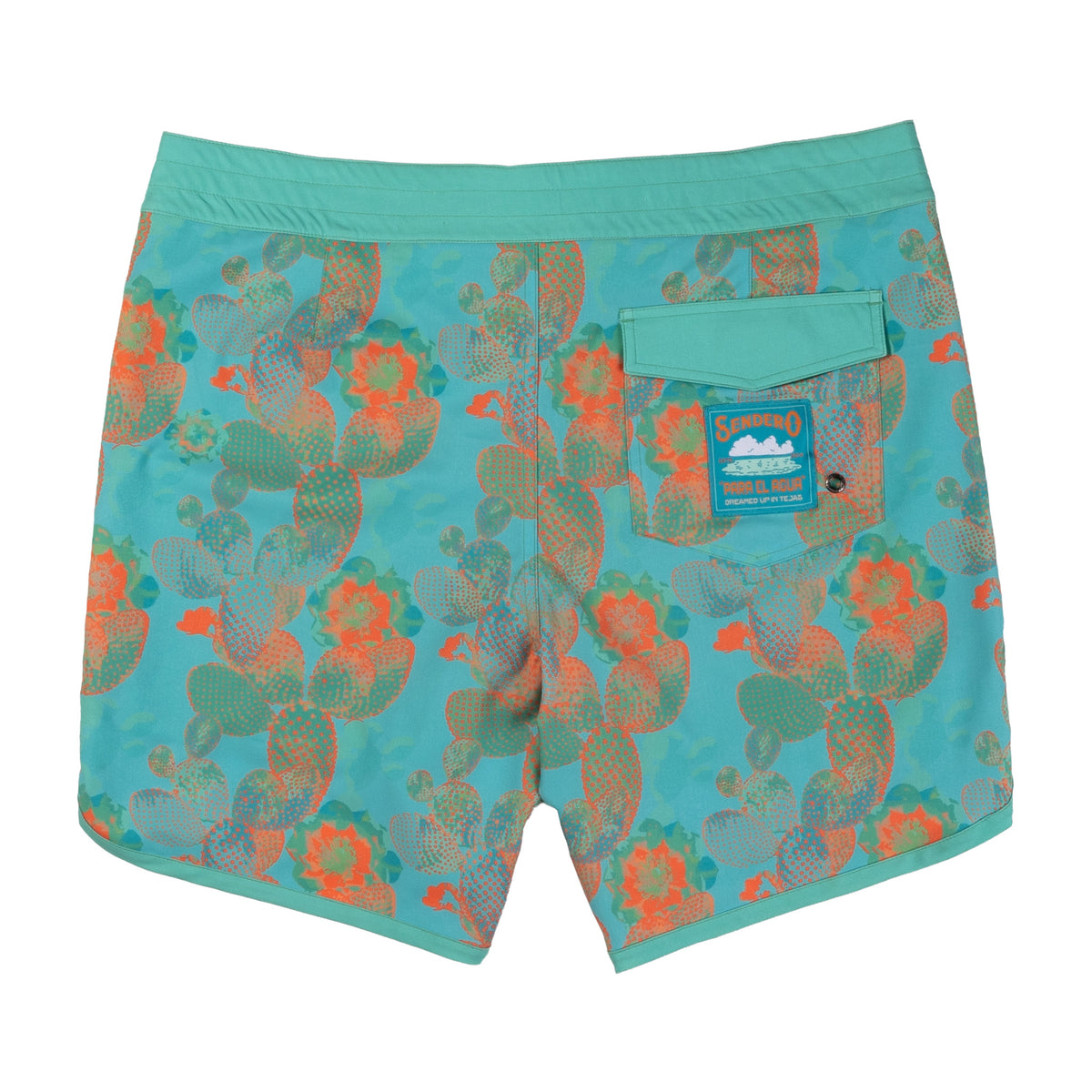 Point Bar Boardshort - Nopal Cosmico - Verde Vivo