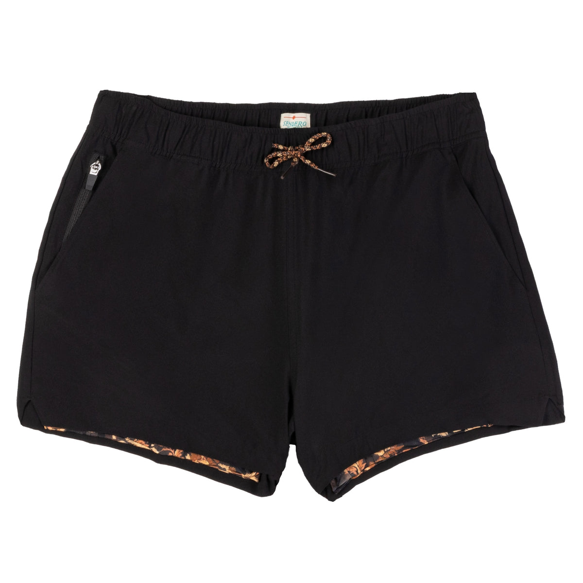 The Crosslight Active Short - Black - Alondra Brown