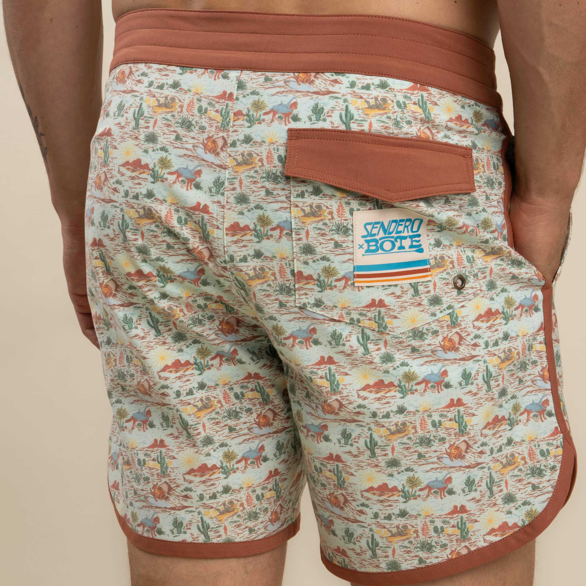 Sendero x BOTE Point Bar Boardshorts